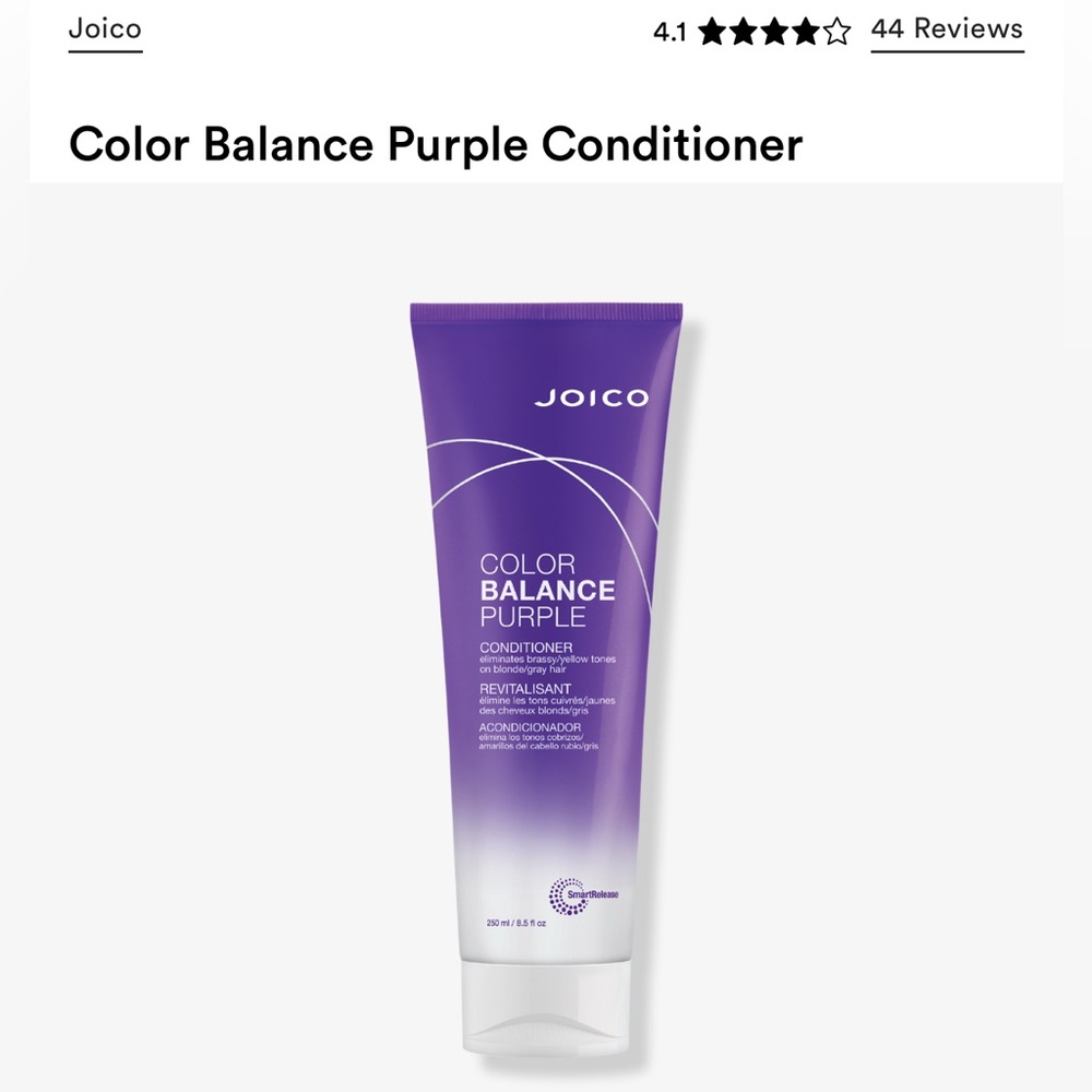 Joico Color Balance Purple Conditioner 8.5 Fluid Ounces